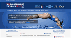 Desktop Screenshot of buonconsiglionuoto.it