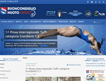 Tablet Screenshot of buonconsiglionuoto.it